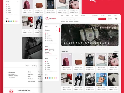 Marketplace Design branding graphic design ui