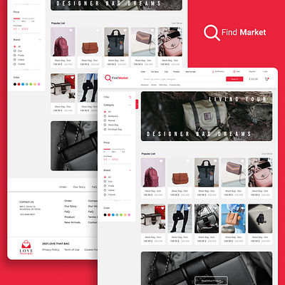 Marketplace Design branding graphic design ui