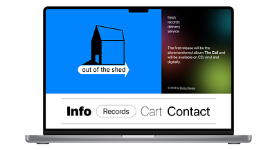 Out Of The Shed brand logo responsive ui webdesign website