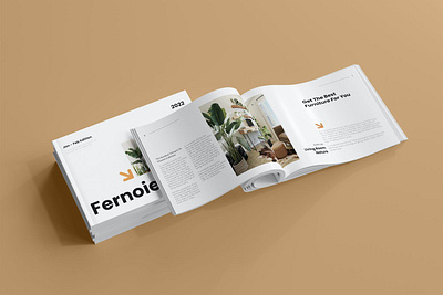 Minimal Furniture Catalog Magazine Template a4 book booklet catalog fashion furniture furniture magazine house interior landscape lookbook magazine magazine design magazine template minimal minimalist modern print product showcase