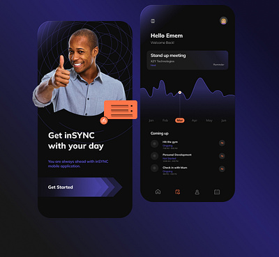 inSYNC reminder app design figma figmadesign ui ux