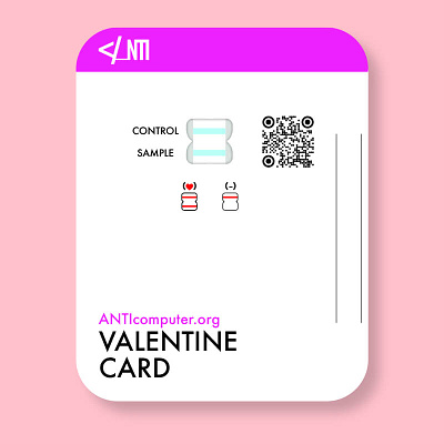 ANTIcomputer.org Valentines Cards covid design graphic design illustration logo