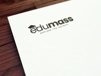 edumass Logo education educational institute learn learning learning app logo mentor modern student study tutorial