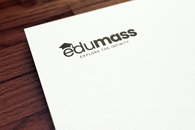 edumass Logo education educational institute learn learning learning app logo mentor modern student study tutorial