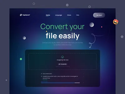 ➡️ Online File Converter. convert converter file converter jpg converter mp3 converter online converter pdf converter typography ui uiux ux web design web ui website