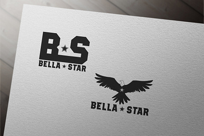 Logo for Bella Star ( Store of shoes ) branding clothes design graphic design illustration logo logotype mockup shoes store typography vector wear