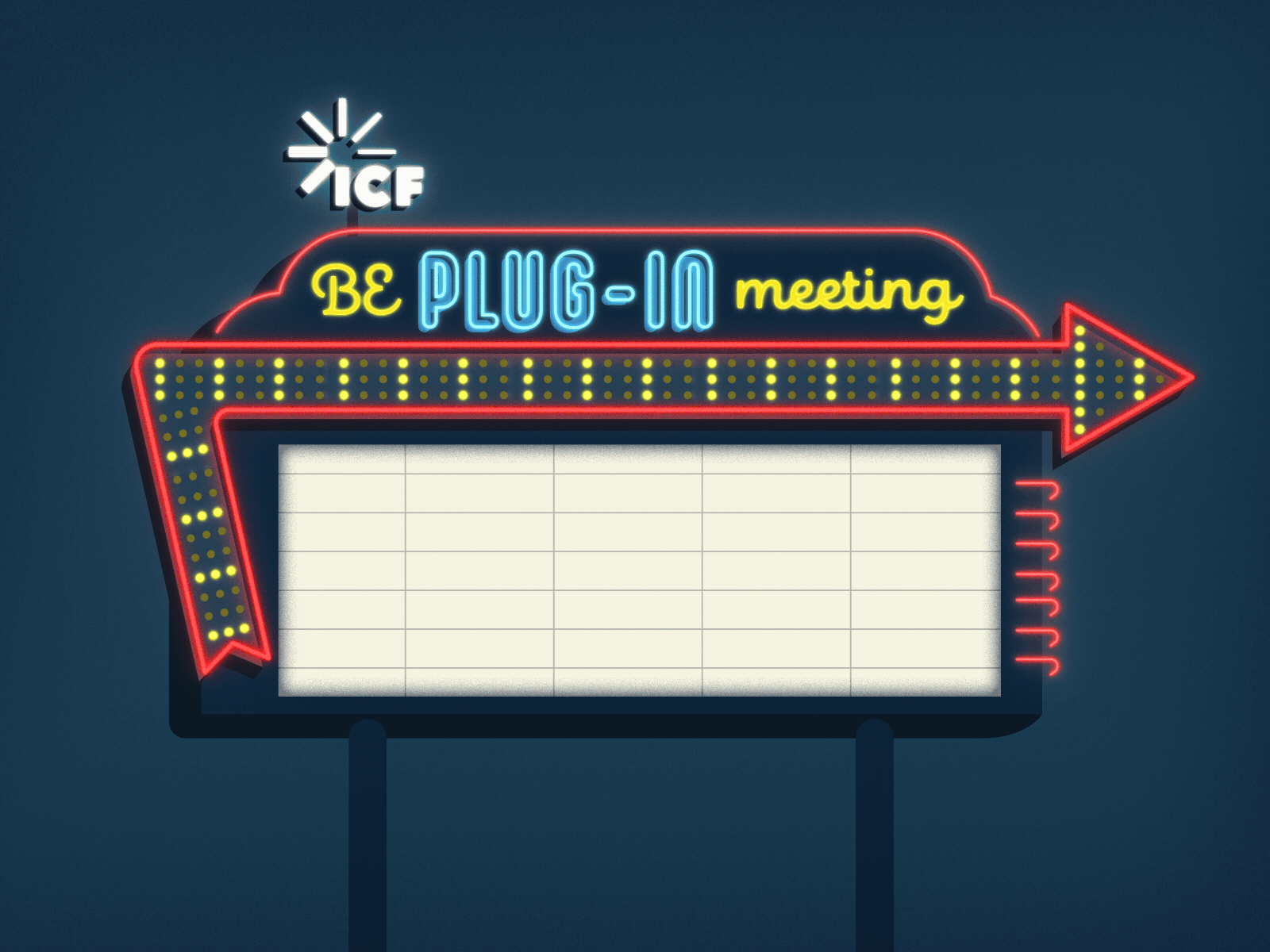 PLUG-IN theatre 2d animation animation drive in graphic design illustration marquee motion graphics movie theatre neon lights neon sign