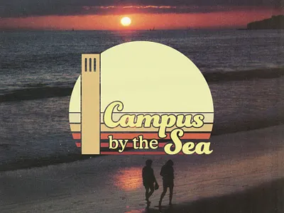 Campus by the Sea beach retro sunset ucsb