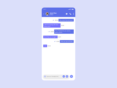 Maratón UI - Challenge #11 - Direct Messaging 3d animation app branding design dm figma graphic design illustration logo motion graphics ui ux vector
