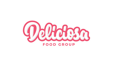 Deliciosa - Script Logotype branding brush script design food graphic design lettering logo logotype script type typography vector wordmark