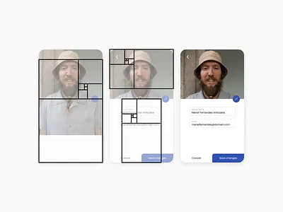 Profile settings - Daily UI 006 daily ui daily ui 006 design fibonacci figma light theme profile settings ui