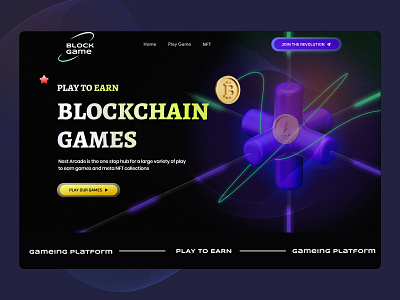 NFT Game landing page design home page landing landing page landingpage web webdesign website website design websitedesign