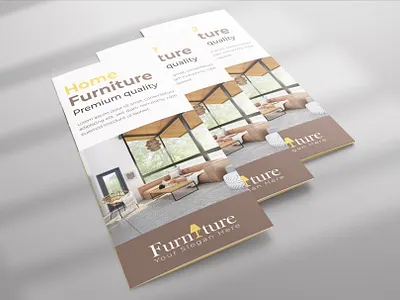 Interior Furniture Trifold Brochure seat