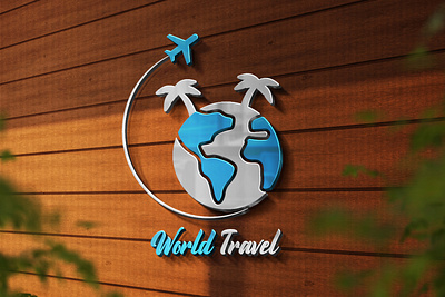 Travel Logo 3d animation branding design graphic design illustration logo logo design motion graphics ui vector