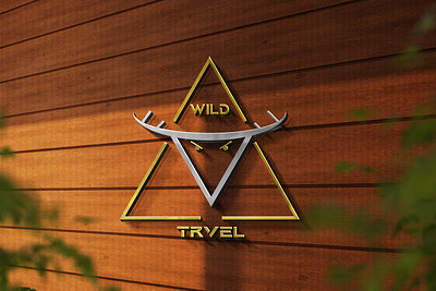 Wild Travel Logo 3d animation branding design graphic design illustration logo logo design motion graphics ui vector