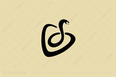 Cobra Music Play logo for sale cobra entertainment logo logoforsale logos music play record reptile snake studio