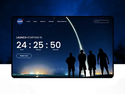 Countdown Timer alert countdown creatives dailyui design event flat graphic design khambra khambra creatives launch nasa new app rocket sports stars timer ui univers ux