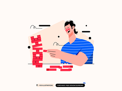 🔥 Maggy Illustration Pack 🔥 404 cart character chart fail feedback graphic design idea illustration illustration kit marketing online shopping password review search vector