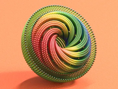 Abstract Element 3d 3dabstract 3dart 3ddesign 3dillustration 3dmodeling abstract art branding c4d cinema4d design icon illustration logo redshift render ui web