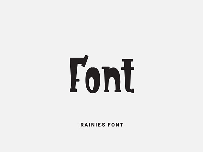 Rainies Font calligraphy design font font design fonts fontself illustration lettering logo type typeface typography