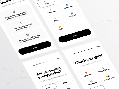 SideChef app - redesign concept app clean design diet diet app food food app interface recipe recipe app recipes ui uidesign uiux ux uxdesign