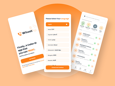 Caller ID App call app caller caller id clean clean ui contacts material minimal sms app sms marketing spam reporting trend 2022 trendy design ui ui design uiux user interface userexperience userinterface voicemail