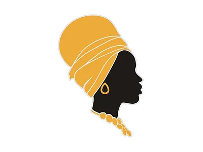Exotic African Woman Silhouette Logo Design Inspiration africa african avatar black ethnic exotic girl icon illustration kenya lady logo mother negro people person preety silhouette vector woman