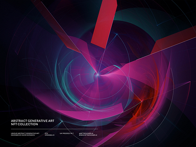 Abstract generative art NFT abstract art background dark generative nft