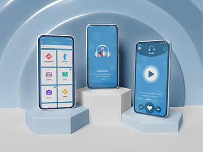 English Learning App user interface design