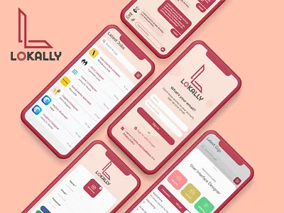 Job Listings user interface design
