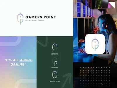 Gamers Point - Logo Design branding design dubai designer freelancer designer game game logo gamers gamers logo graphic design illustration logo logo design logo designer mobile app designer point point logo uae designer ui ux vector