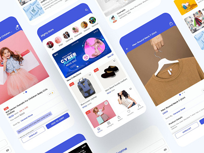 MightyStore WooCommerce app design flutter graphic design st ui