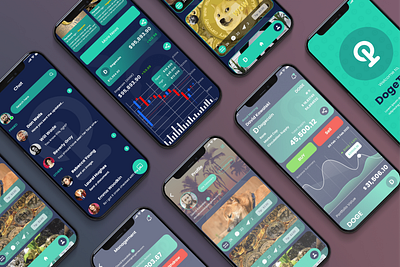 Crypto App Design user interface design