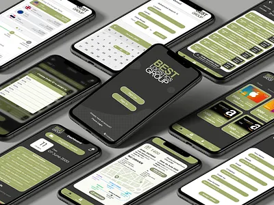 Logistic App user interface design