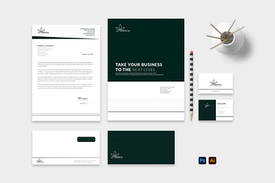 Corporate Stationery Design Template app branding corporate design graphic design icon illustration logo ui ux vector