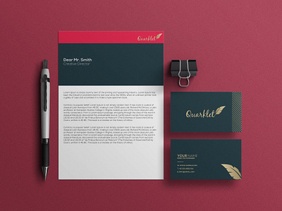 Stationery Design 3d animation branding business card creative logo design drop logo graphic design illustration letterhead logo motion graphics notebook stationery design ui vector