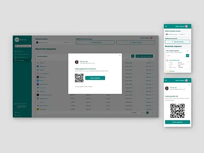 Open banking: unique payment link branding design figma fintech open banking payment qr responsive saas ui ux