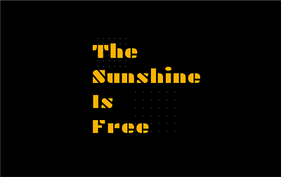 the sunshine is free font sticker ui