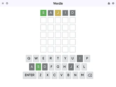 Wordle Redesign app branding design icon illustration logo typography ui ux vector wordle