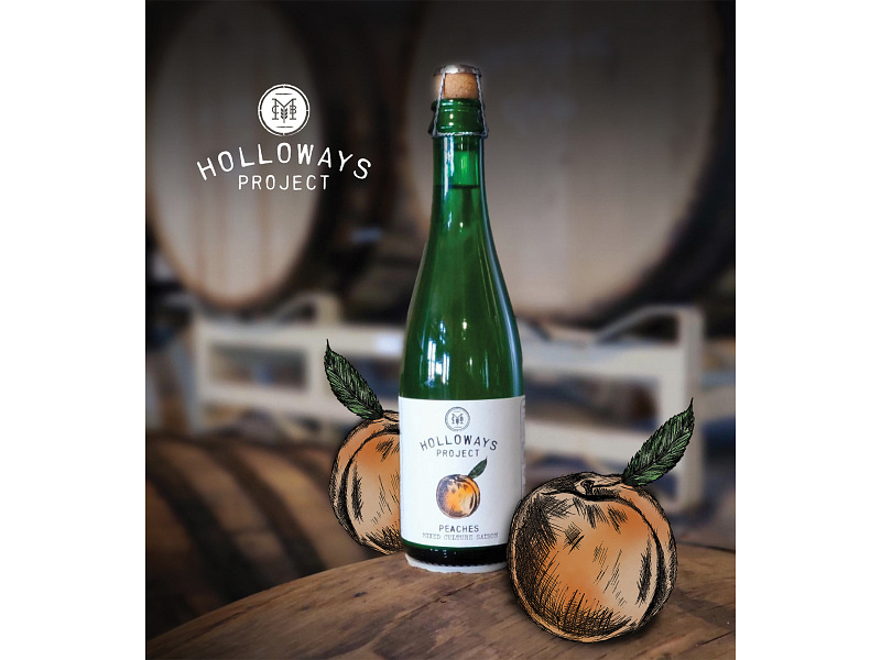 Peaches Beer Label and Branding beer beer bottle beer branding beer label beer label design beer packaging brewery brewery branding cork and cage craft beer design illustration illustrator label label design logo design packaging packaging design peaches pen and ink
