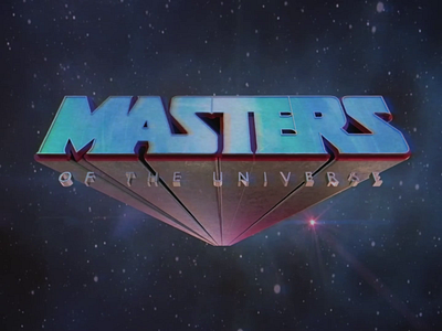 Masters Of The Universe 1980s 3d 80s after effects animation c4d cinema4d design he man logo masters of the universe motion graphics octane red giant skeletor sword trapcode
