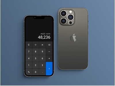 Daily UI Challenge #004 - Calculator app application calculator dailyui design ui ux