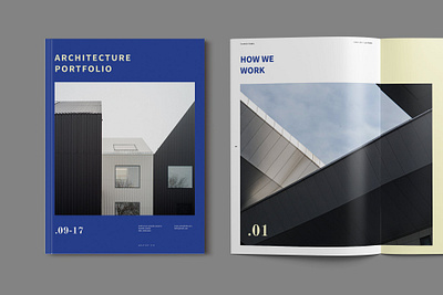 Architectural Portfolio Brochure Template annual report architectural architectural portfolio brochure brochure template catalog clean design identity illustration indesign layered magazine minimalist multipurpose portfolio portfolio brochure print printable template