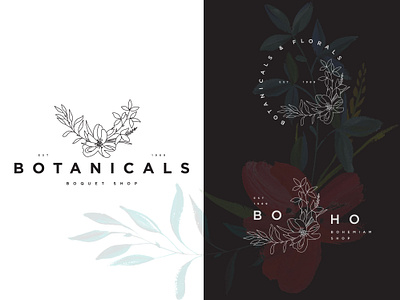 Botanical Logo Design bohologo botanical botanical logo design botanicalillustration botanicallogo botanicals branding creative design elegantlogo flowershop goldenlogo graphic design graphicdesign logo luxuriouslogo minimalisticlogo minimallogo modern owner