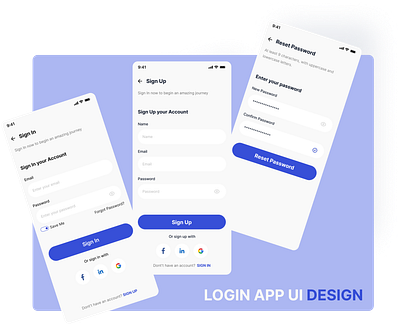 Sign in / Sign Up Page app app design log in log out mobile app product design sign in sign out ui ui ux uiux ux