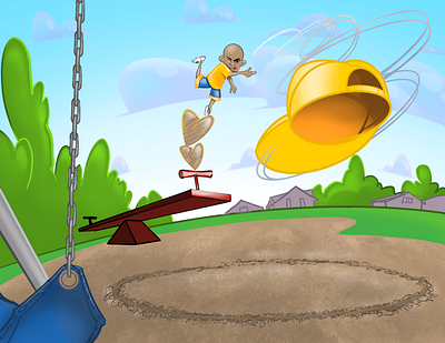 I-Wood-LOVE-2-Throw my hat-In the ring! childrens illustrator cute illustration whimsical