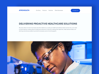 Landing page | AfroHealth design designs landing page ui uiux ux uxdesign