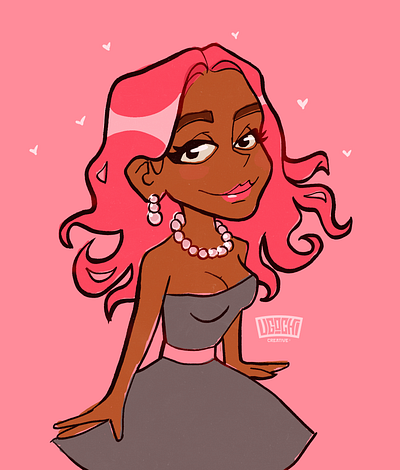 776058 drawing girl girly illustration lady pink woman