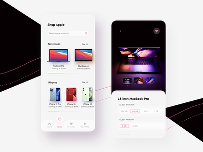 Tech E-commerce Concept app apple clean ui computers concept design ecommerce figma ios laptops mobile mobile design modern product shopping tech technology trending ui ux