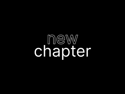 New Chapter 2022 branding creative design designer graphic design identity designer logo designer minimal newchapter typography